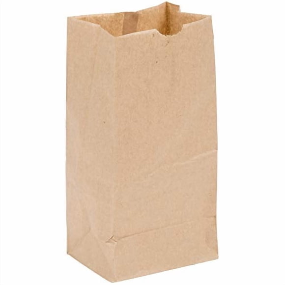 Bolsas de Papel para Almuerzo Perfect Stix 12x8x25 cm Kraft 4 lb Paquete de 100