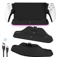 Genérico - Compatible Con La Base De Carga Playstation Portal Con Indicador Led, Botón De Control Táctil, Accesorios De Estación De Carga-Negro