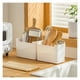 thumbnail image 2 of Cajon Organizador Cocina Baño Cosmeticos 18x10x13cm Blanco, 2 of 4