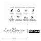 thumbnail image 4 of Tarjetas de Cuidado para Extensiones de Pestañas UGBFHT 8,9 x 5,3 cm Pack de 100, 4 of 6