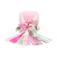 thumbnail image 3 of Easter Tree Topper Hutbaum Top Dekor requerido orejas de conejo rosa con arco para familias festivas Decoración de la fiesta de la sala de estar de la, 3 of 5