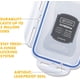 thumbnail image 5 of Tapas/recipientes herméticos Easy Essentials para almacenar alimentos, sin BPA, caja para pan de 21.1 tazas, transparente, 5 of 8