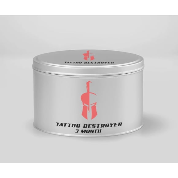 Crema para Remover Tatuajes Tattoo Destroyer Suministro para 3 Meses