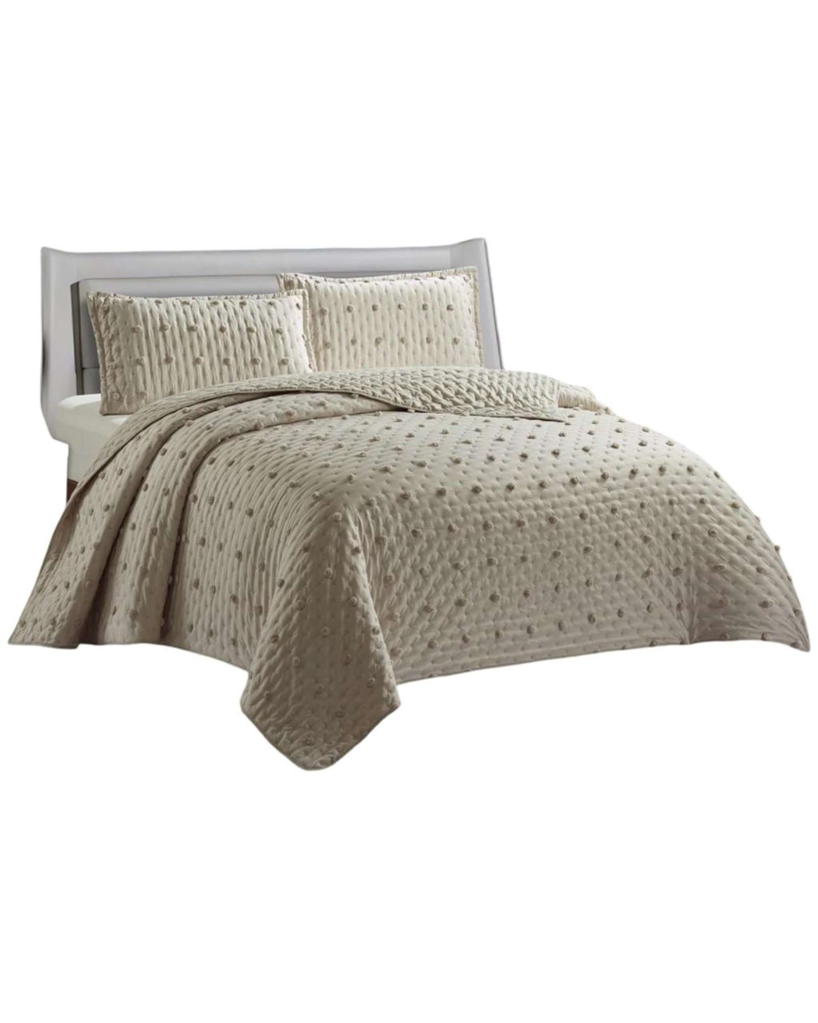 Tengfei - Cubrecama Quilt Tufting De Lujo Suave 2 Plazas