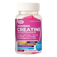 Savia Chic - Creatina Mujer 3000 Mg + Myo-Inositol + Probioticos 120 Caps