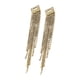 thumbnail image 1 of Pendientes De Diamantes De Imitación Pendientes Largos De Moda Para Citas Compromiso Oro, 1 of 3