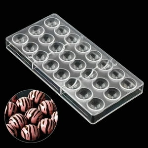 Genérico - Moldes Chocolate Moldes De Chocolate Policarbonato 24Circulo