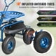 thumbnail image 2 of Asiento de trabajo Rolling Garden VEVOR con ruedas azul, 2 of 5