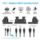 thumbnail image 3 of Brazo Para Monitor Avlt Doble 17 38 Con Bandeja Para Laptop Y Dock Usb c, 3 of 9