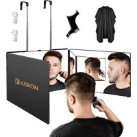 Line - Espejo De 3 Vías De Corte De Pelo Triple De 360° Con Ganchos