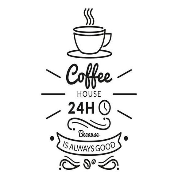 Frase Deco Coffee House 24H Because FR-11102