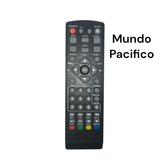Control Remoto Mundo Pacifico Ecodificador Generico