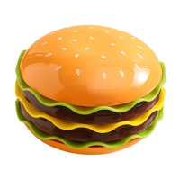 Bothyi - Juego De Platos Y Tazones Apilables Para Hamburguesas, Para Fiestas, Restaurantes Y Postres, 7 Capas