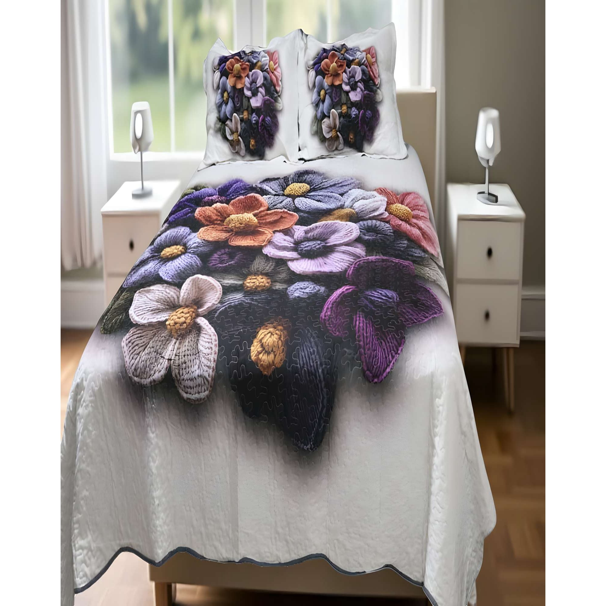 Genérico - Cobertor Quilt 3d King 250 X 270 Cm V04
