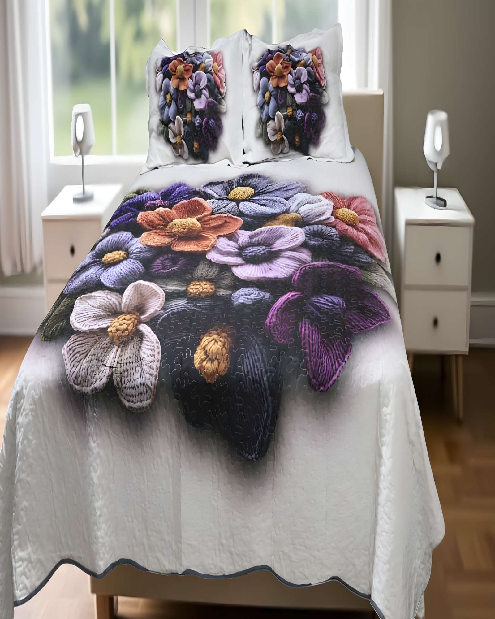 Genérico - Cobertor Quilt 3D 2 Plazas 230 X 250 Cm V06