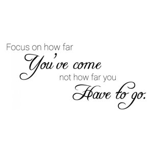 Rienda Libre Graphics - Decomural How Far You'Ve Come Inspirational Ws-43016