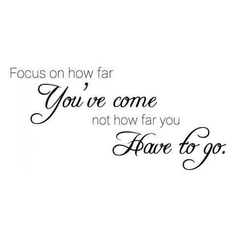 Rienda Libre Graphics - Decomural How Far You'Ve Come Inspirational Ws-43016