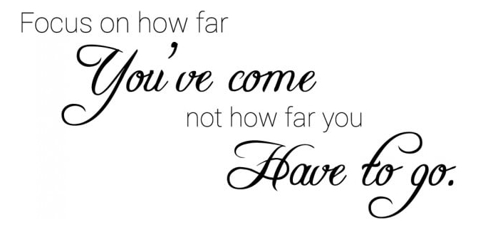 Rienda Libre Graphics - Decomural How Far You'Ve Come Inspirational Ws-43016