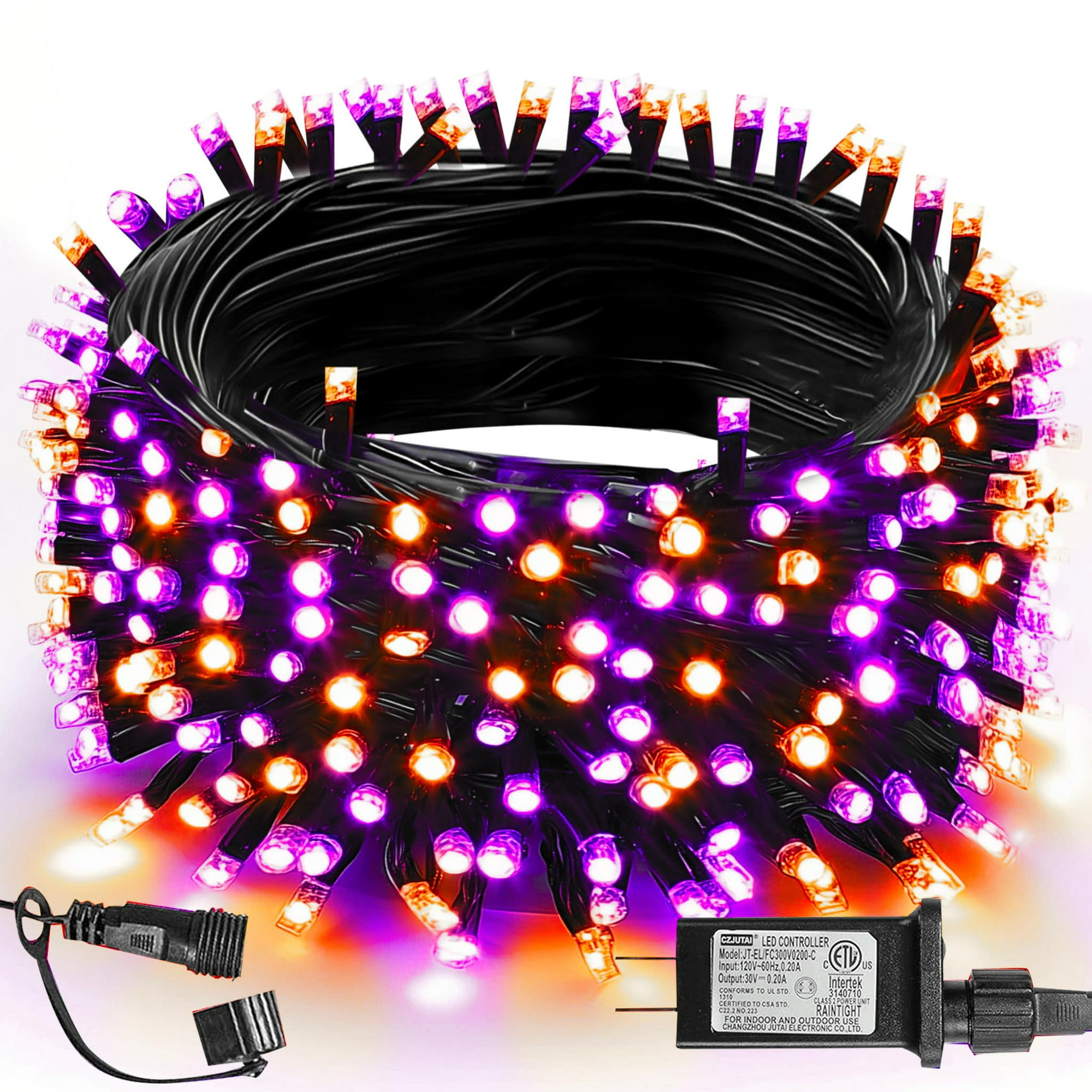 Luces De Halloween Tw Shine 200 Led, 20 M, Resistentes Al Agua Para Exteriores