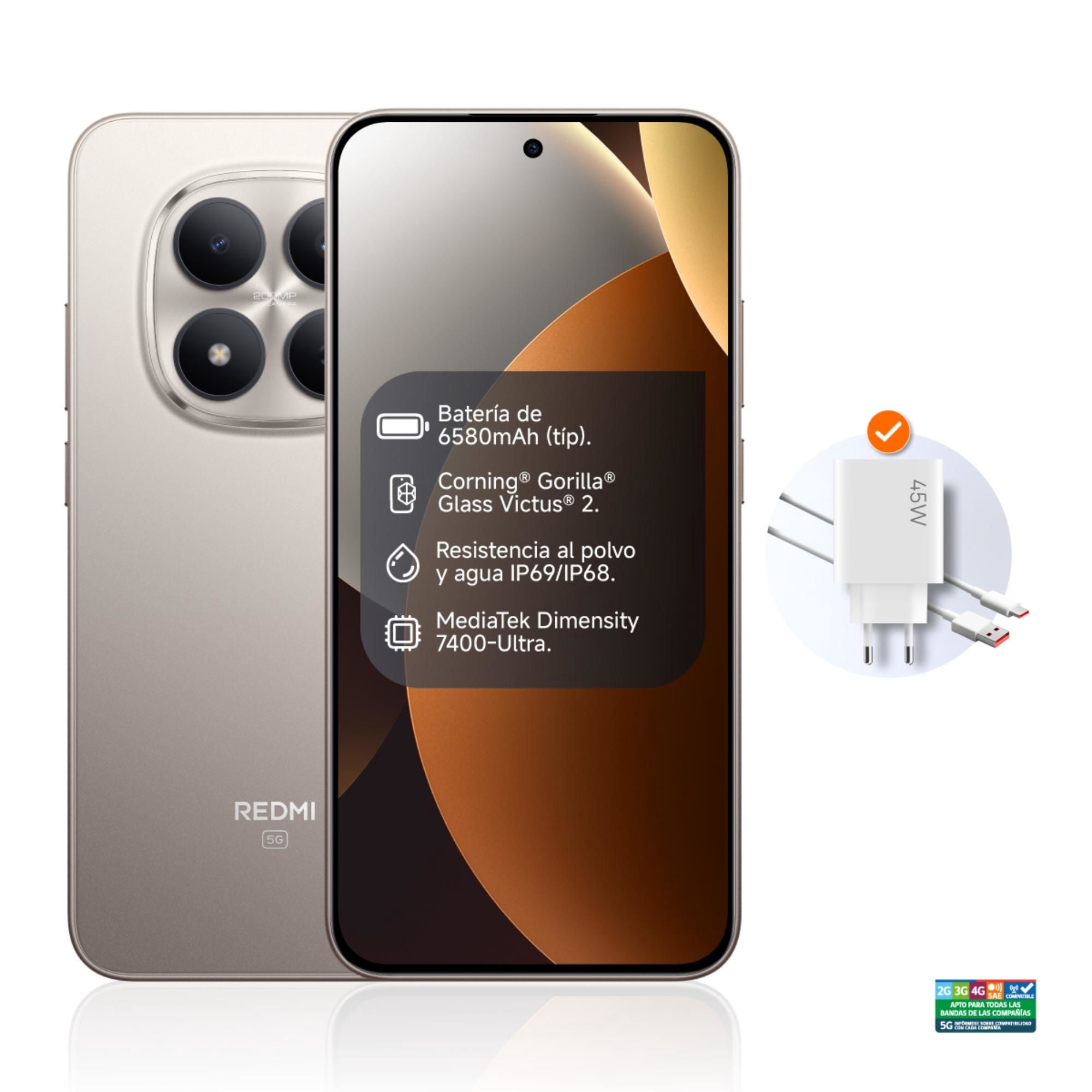 Xiaomi - Smartphone Redmi Note 15 Pro 5G 256Gb Gris