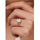 thumbnail image 3 of Anillos Ovalados de Moissanita de 2 Quilates para Mujer Anillo de Compromiso de Oro de Plata Esterlina S925 Color D Claridad VVS1 Anillos de Boda de Diamante para Novia, 3 of 6