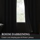 thumbnail image 3 of Cortinas opacas RYB HOME Total Privacy 100 x 213 cm, color gris, 3 of 8