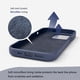 thumbnail image 5 of Funda de teléfono EUMADOVE para iPhone 13/14 de silicona, color azul medianoche, 5 of 9