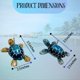 thumbnail image 2 of Cadenas de tirador BestGiftEver con tortuga de 27 cm – Pack de 2, 2 of 9
