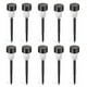 thumbnail image 1 of Pack 10 Estacas Focos LED Solar Jardín Exterior Negro, 1 of 3