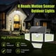 thumbnail image 3 of Luz Solar Exterior Daphino 3000LM 4 Focos Sensor Movimiento, 3 of 3