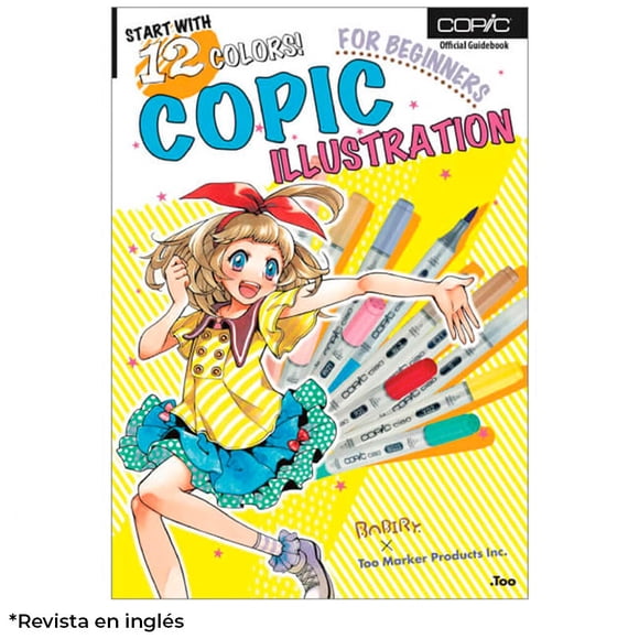 Revista Start with 12 COPIC Illustration for Beginner