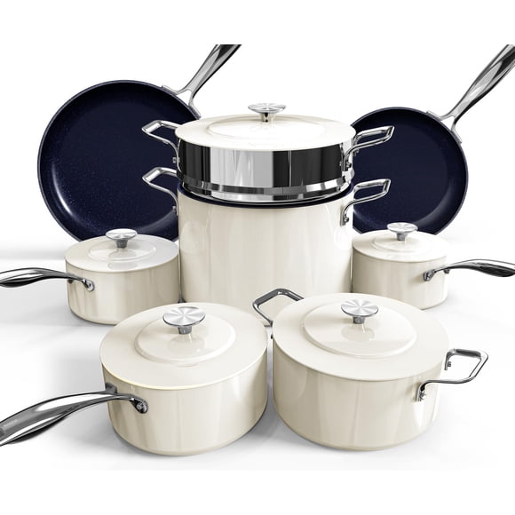 Juego de utensilios de cocina Nuwave Lux, 13 piezas, forjado, ligero, G10 Duralon