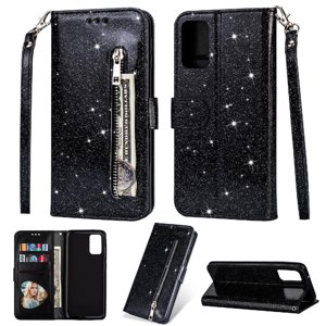 Funda Para Foxdock Elegante Funda Samsung Galaxy A52 5G Glitter Con Cremallera-Ideal Para El Uso Diario