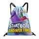 thumbnail image 1 of Pregunta a los Storybots Mochila de Cuerdas para Deportes y Gimnasio, Bolsa de Cuerdas Resistente al Agua, Bolsa Cinch, 30×40cm, 1 of 6