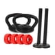 thumbnail image 3 of Convertidor de mango de pesa rusa ajustable para mancuernas a pesas rusas, gimnasio en casa para adultos, diseño ergonómico portátil para discos de pe 2 mango y 2 bares, 3 of 5