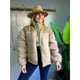 thumbnail image 3 of Chaqueta Sherpa Mujer Tipo Corderito Invierno Bolsillos 6088, 3 of 4