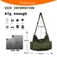 thumbnail image 2 of Bolso bandolera de lona, bolso tote de lona, bolso bandolera tipo hobo con múltiples bolsillos, bolso tote de lona para mujer y hombre., 2 of 6