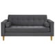 thumbnail image 1 of Sofa Retro 3C Felpa 04 Gris, 1 of 6
