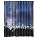 thumbnail image 1 of Cortina de ducha Nightwish, juego de cortinas de baño con ganchos, tamaño 60 x 72 pulgadas, 1 of 3