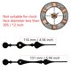 thumbnail image 3 of Mecanismo de reloj de cuarzo TIKROUND 1,6 cm de eje 55 × 55 × 16 mm, 3 of 8