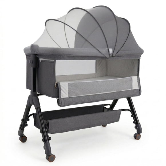 Cuna Colecho Moises Bebe Altura Regulable Safe&soft Gris