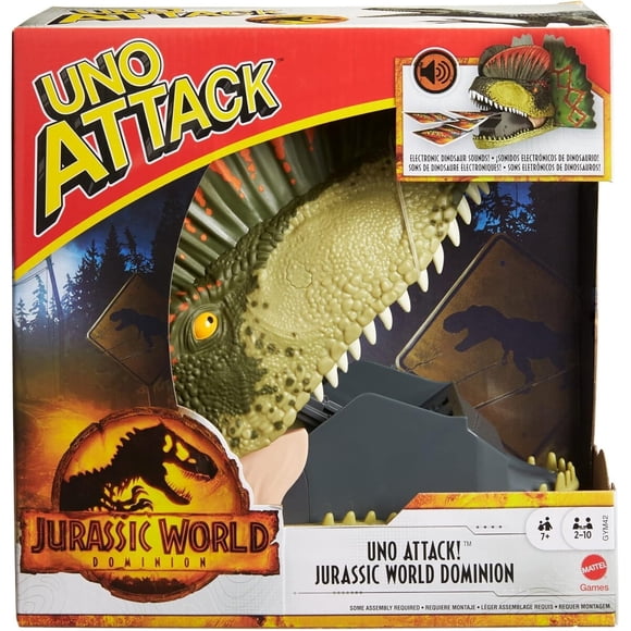 Juego UNO Attack Mattel Jurassic World Dominion Cartas