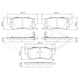 thumbnail image 3 of Pastillas Freno para auto Kia Carnival 2006-2014 Trasero, 3 of 5