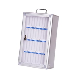 Bothyi - Gabinete De Almacenamiento Para Teléfono, Caja De Almacenamiento Para Teléfono Inteligente Con Mango Portátil De Aleación De Aluminio, 36 Ranuras