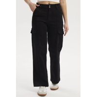 Fashionspark - Jeans Mujer Calce Recto Color Negro