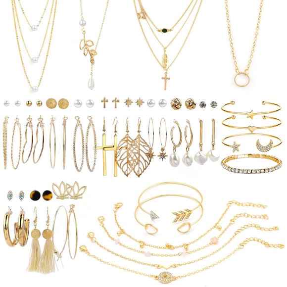 Set De Joyas 3852pcs Collar Pulsera Aros