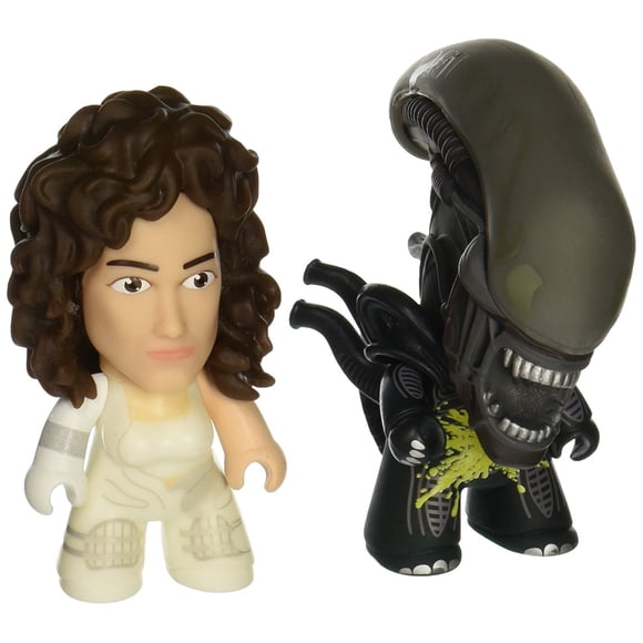 Minifiguras Entertainment Earth Alien Titans Ripley y Xenomorph, 7,62 cm, pack de 2 unidades