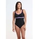 thumbnail image 1 of Traje De Baño Deportivo Con Vivos Morado S, 1 of 3