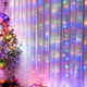 thumbnail image 2 of Luces Navidad Cascada Multicolor 3mx3m Diamante, 2 of 6