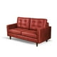 thumbnail image 3 of Sofa Napoles 2 C Cuero Kentucky Rojo, 3 of 6
